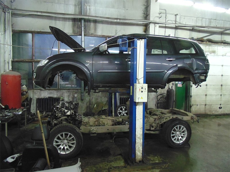 Ремонт и восстановление рамного автомобиля с повреждением рамы